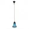 Závěsná lampa Tiffany ROYAL BLUE Ø 15 × 115 cm E14 / max. 25 W - fotografie 2