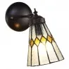 Nástěnná lampa Tiffany VINTAGE STREET 17×12×23 cm E14/max 1*25W - fotografie 1