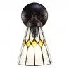 Nástěnná lampa Tiffany VINTAGE STREET 17×12×23 cm E14/max 1*25W - fotografie 3