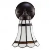 Nástěnná lampa Tiffany BRIGHT WINTER 17 × 12 × 23 cm E14 / max. 25 W - fotografie 4
