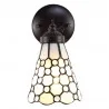 Nástěnná lampa Tiffany DOTTY WHITE 17 × 12 × 23 cm E14 / max. 25 W - fotografie 3