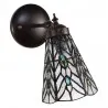 Nástěnná lampa Tiffany EARLY MORNING 17×12×23 cm E14/max 1*25W - fotografie 2