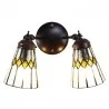Nástěnná lampa Tiffany VINTAGE STREET 30 × 23 × 23 cm E14 / max. 2 × 25 W - fotografie 3
