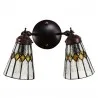 Nástěnná lampa Tiffany VINTAGE STREET 30 × 23 × 23 cm E14 / max. 2 × 25 W - fotografie 4