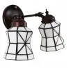 Nástěnná lampa Tiffany THUNDER 30 × 23 × 23 cm E14 / max. 2 × 25 W - fotografie 2