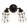 Nástěnná lampa Tiffany THUNDER 30 × 23 × 23 cm E14 / max. 2 × 25 W - fotografie 3