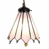 Závěsná lampa Tiffany FLOWER DOTS 18 × 15 × 115 cm E14 / max. 25 W - fotografie 1