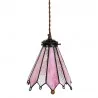 Závěsná lampa Tiffany FLOWER DOTS 18 × 15 × 115 cm E14 / max. 25 W - fotografie 4
