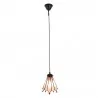 Závěsná lampa Tiffany FLOWER DOTS 18 × 15 × 115 cm E14 / max. 25 W - fotografie 5