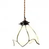 Závěsná lampa Tiffany THE WHITE FLOWER Ø 18 × 115 cm E14 / max. 25 W - fotografie 3