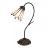 Stolní lampa Tiffany FLOWER DOTS 30 × 17 × 48 cm E14 / max. 25 W - fotografie 1