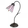 Stolní lampa Tiffany FLOWER DOTS 30 × 17 × 48 cm E14 / max. 25 W - fotografie 2