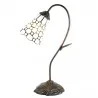 Stolní lampa Tiffany DOTTY WHITE 30 × 17 × 48 cm E14 / max. 25 W - fotografie 1