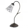 Stolní lampa Tiffany DOTTY WHITE 30 × 17 × 48 cm E14 / max. 25 W - fotografie 2
