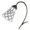 Stolní lampa Tiffany DOTTY WHITE 30 × 17 × 48 cm E14 / max. 25 W - fotografie 3