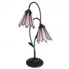 Stolní lampa Tiffany FLOWER DOTS 35 × 18 × 61 cm E14 / max. 2 × 25 W - fotografie 2