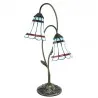 Stolní lampa Tiffany ROYAL BLUE 35 × 18 × 61 cm E14 / max. 2 × 25 W - fotografie 1