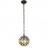 Závěsná lampa Tiffany VINTAGE CIRCLES Ø 20 × 116 cm E14 / max. 25 W - fotografie 1