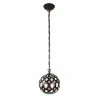 Závěsná lampa Tiffany VINTAGE CIRCLES Ø 20 × 116 cm E14 / max. 25 W - fotografie 2