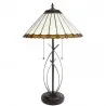 Stolní lampa Tiffany RUSTIC FLOWER Ø 41 × 69 cm E27 / max. 2 × 60 W - fotografie 2