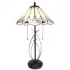 Stolní lampa Tiffany Ø 39 × 69 cm E27 / max. 2 × 60 W - fotografie 1