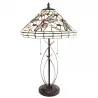 Stolní lampa Tiffany WHITE DRAGONFLY Ø 41 × 69 cm E27 / max. 2 × 60 W - fotografie 1