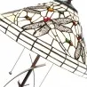 Stolní lampa Tiffany WHITE DRAGONFLY Ø 41 × 69 cm E27 / max. 2 × 60 W - fotografie 4