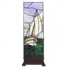 Stolní lampa Tiffany SAILBOAT 18 × 18 × 48 cm E14 / max. 40 W - fotografie 2