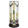 Stolní lampa Tiffany OLD NEW YORK Ø 18 × 40 cm E14 / max. 25 W - fotografie 2