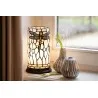 Stolní lampa Tiffany WHITE DRAGONFLY Ø 15 × 26 cm E14 / max. 40 W - fotografie 4