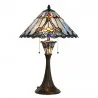 Stolní lampa Tiffany Ø 40×61 cm E27/max 2x60W - fotografie 1
