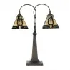 Stolní lampa Tiffany GEOMETRICAL GRACE 48 × 66 cm E27 / max. 2 × 40 W - fotografie 2