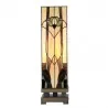 Stolní lampa Tiffany GEOMETRICAL GRACE 15 × 15 × 54 cm E27 / max. 60 W - fotografie 1