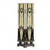 Stolní lampa Tiffany GEOMETRICAL GRACE 15 × 15 × 54 cm E27 / max. 60 W - fotografie 4