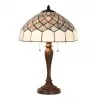 Stolní lampa Tiffany Ø 40×58 cm E27/max 2x60W - fotografie 1