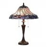 Stolní lampa Tiffany Ø 40×60 cm E27/max 2x60W - fotografie 1