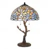 Stolní lampa Tiffany BUTTERFLIES Ø 40×60 cm E27/max 2x60W - fotografie 1