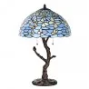 Stolní lampa Tiffany BUTTERFLIES Ø 40×60 cm E27/max 2x60W - fotografie 2
