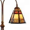 Stolní lampa Tiffany 48×19×64 cm E27/max 2x60W - fotografie 3