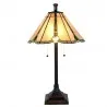 Stolní lampa Tiffany Ø 40×67 cm E27/max 2x60W - fotografie 1