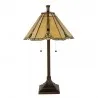Stolní lampa Tiffany Ø 40×67 cm E27/max 2x60W - fotografie 2