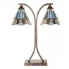 Stolní lampa Tiffany 48×19×57 cm E27/max 2x60W - fotografie 2