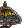 Stolní lampa Tiffany DRAGONFLY Ø 22×21 cm E14/max 1*40W - fotografie 4