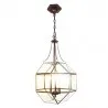 Závěsná lampa Tiffany STELLA NOVA 40 × 40 × 158 cm E14 / max. 3 × 25 W - fotografie 3