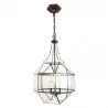 Závěsná lampa Tiffany STELLA NOVA 40 × 40 × 158 cm E14 / max. 3 × 25 W - fotografie 4