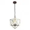 Závěsná lampa Tiiffany STELLA NOVA 30 × 30 × 135 cm E14 / max. 3 × 25 W - fotografie 2