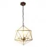Závěsná lampa Tiiffany STELLA NOVA 30 × 30 × 135 cm E14 / max. 3 × 25 W - fotografie 3