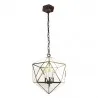 Závěsná lampa Tiffany STELLA NOVA 35 × 35 × 140 cm E14 / max. 3 × 25 W - fotografie 2