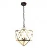 Závěsná lampa Tiffany STELLA NOVA 35 × 35 × 140 cm E14 / max. 3 × 25 W - fotografie 3