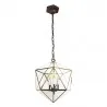 Závěsná lampa Tiffany STELLA NOVA 40 × 40 × 145 cm E14 / max. 3 × 25 W - fotografie 2